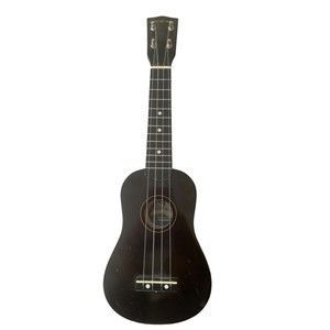 Diamond Head Ukulele Black Soprano Model Du-100 Plays Tunes Great Gently Used